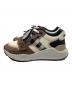 BURBERRY (バーバリー) RAMSEY Low Sneakers ブラウン×ベージュ サイズ:SIZE 24cm：12000円