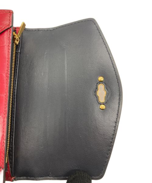 MULBERRY（マルベリー）MULBERRY (マルベリー) 2つ折り財布 レッドの古着・服飾アイテム