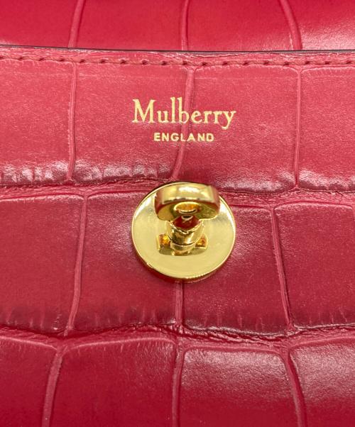 MULBERRY（マルベリー）MULBERRY (マルベリー) 2つ折り財布 レッドの古着・服飾アイテム
