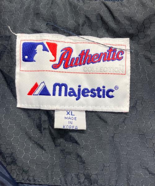 Majestic（マジェスティック）Majestic (マジェスティック) ナイロンジャケット ネイビー×ホワイト サイズ:XLの古着・服飾アイテム