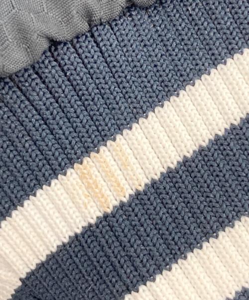 Majestic（マジェスティック）Majestic (マジェスティック) ナイロンジャケット ネイビー×ホワイト サイズ:XLの古着・服飾アイテム