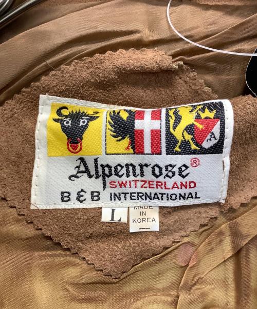 Alpenrose（アルペンローズ）Alpenrose (アルペンローズ) トラッカージャケット ブラウン サイズ:SIZE L 未使用品の古着・服飾アイテム