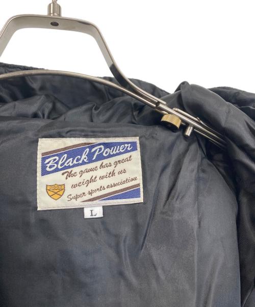 BlackPower（ブラックパワー）BlackPower (ブラックパワー) フーデッドジャケット ブラック サイズ:Lの古着・服飾アイテム