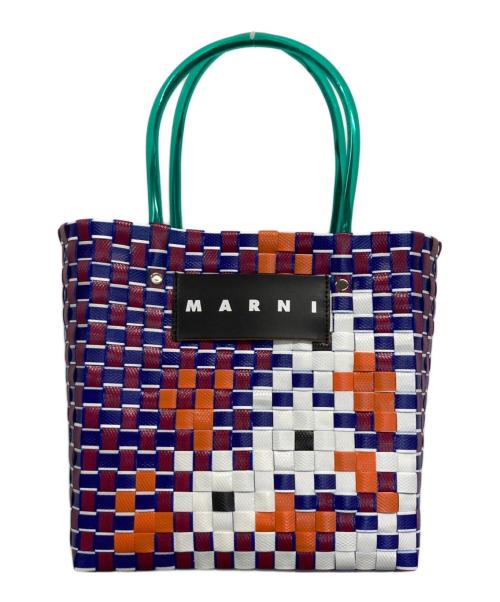 MARNI（マルニ）MARNI (マルニ) トートバッグ ブルー×レッドの古着・服飾アイテム