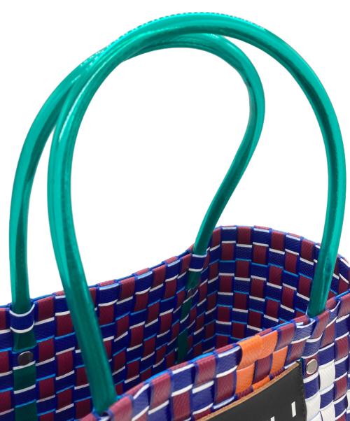 MARNI（マルニ）MARNI (マルニ) トートバッグ ブルー×レッドの古着・服飾アイテム