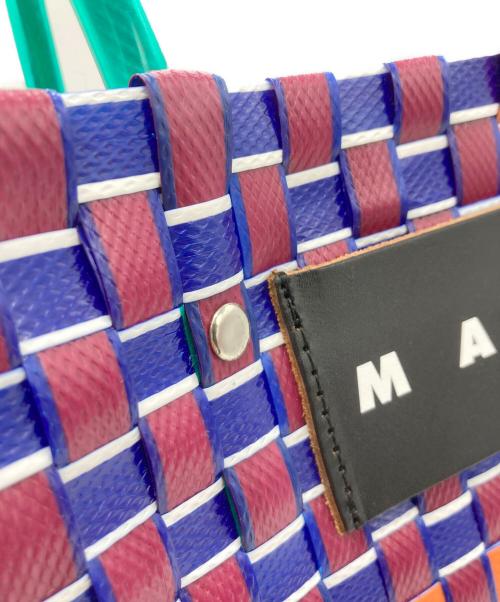 MARNI（マルニ）MARNI (マルニ) トートバッグ ブルー×レッドの古着・服飾アイテム