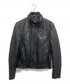 DOLCE & GABBANAドルチェ＆ガッバーナ）の古着「レザーブルゾン」｜ブラック