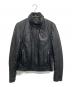 DOLCE & GABBANA（ドルチェ＆ガッバーナ）の古着「レザーブルゾン」｜ブラック