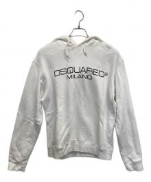 DSQUARED2（ディースクエアード）の古着「プルオーバーパーカー」｜ホワイト