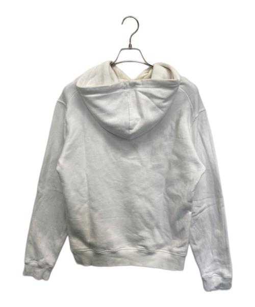 DSQUARED2（ディースクエアード）DSQUARED2 (ディースクエアード) プルオーバーパーカー ホワイト サイズ:Sの古着・服飾アイテム