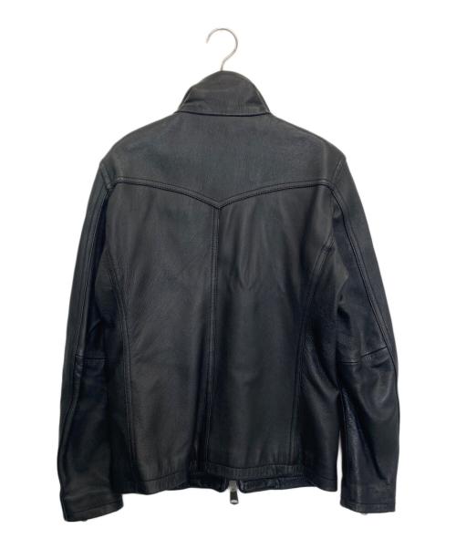 JACKROSE（ジャックローズ）JACKROSE (ジャックローズ) レザージャケット ブラック サイズ:2の古着・服飾アイテム