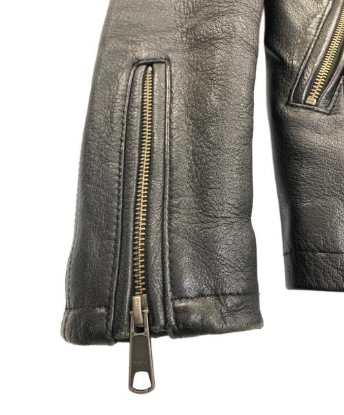 JACKROSE（ジャックローズ）JACKROSE (ジャックローズ) レザージャケット ブラック サイズ:2の古着・服飾アイテム