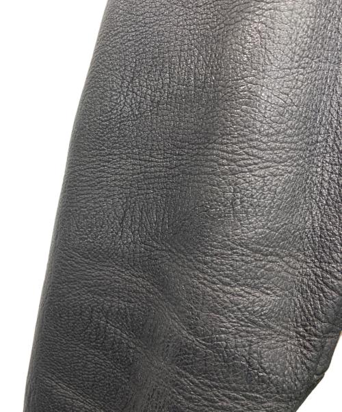 JACKROSE（ジャックローズ）JACKROSE (ジャックローズ) レザージャケット ブラック サイズ:2の古着・服飾アイテム