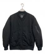 BLACK LABEL CRESTBRIDGEブラックレーベル クレストブリッジ）の古着「ジップパーカー」｜ブラック