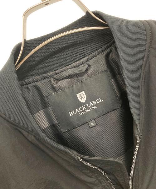 BLACK LABEL CRESTBRIDGE（ブラックレーベル クレストブリッジ）BLACK LABEL CRESTBRIDGE (ブラックレーベル クレストブリッジ) ジップパーカー ブラック サイズ:Mの古着・服飾アイテム