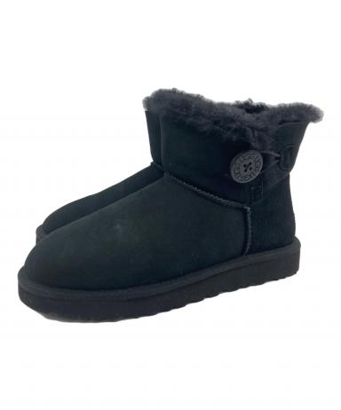 中古・古着通販】UGG (アグ) ムートンブーツ ブラック サイズ:24