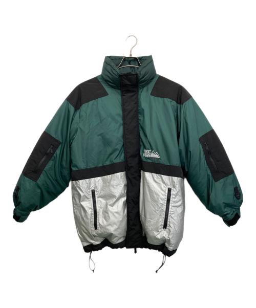FIRST DOWN（ファーストダウン）FIRST DOWN (ファーストダウン) ダウンジャケット グリーン サイズ:Mの古着・服飾アイテム