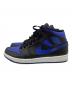 NIKE (ナイキ) ミッドカットスニーカー BLACK/HYPER ROYAL-WHITE サイズ:SIZE 28.5cm：8000円