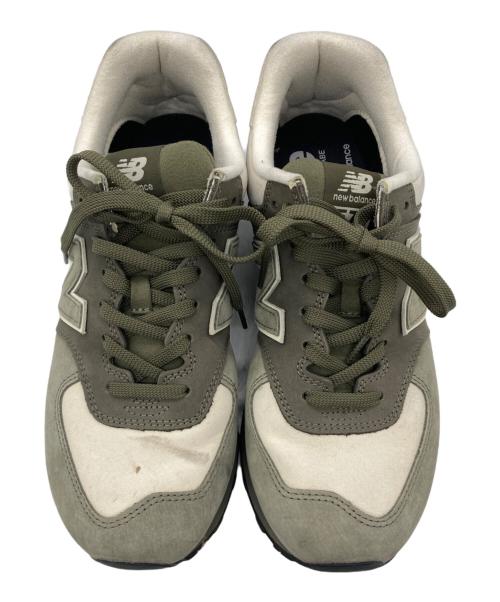 NEW BALANCE（ニューバランス）NEW BALANCE (ニューバランス) eYe JUNYA WATANABE MAN (アイ ジュンヤワタナベマン) ローカットスニーカー カーキ×アイボリー×ライトグレー サイズ:SIZE 28cmの古着・服飾アイテム