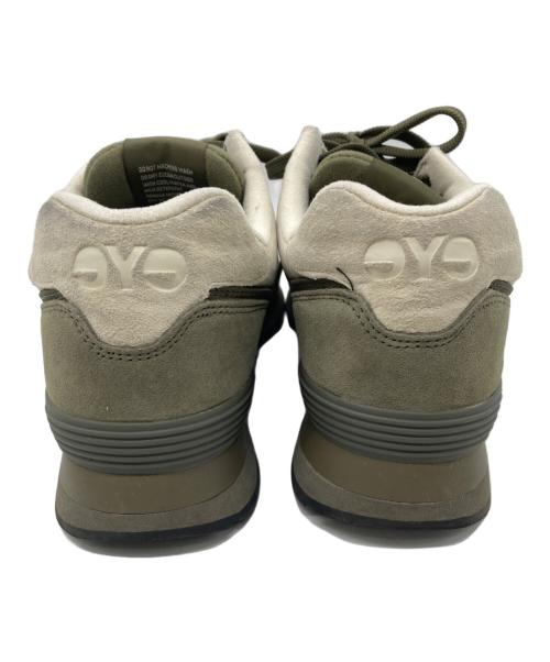 NEW BALANCE（ニューバランス）NEW BALANCE (ニューバランス) eYe JUNYA WATANABE MAN (アイ ジュンヤワタナベマン) ローカットスニーカー カーキ×アイボリー×ライトグレー サイズ:SIZE 28cmの古着・服飾アイテム