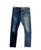 Hysteric Glamourヒステリックグラマー）の古着「ストレートデニムパンツ」｜ブルー