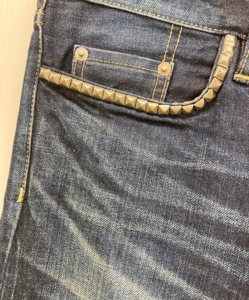 Hysteric Glamour（ヒステリックグラマー）Hysteric Glamour (ヒステリックグラマー) ストレートデニムパンツ ブルー サイズ: W32×L32の古着・服飾アイテム