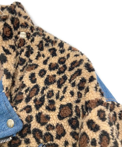 RNA MEDIA（アールエヌエーメディア）RNA MEDIA (アールエヌエーメディア) 中綿ジャケット ブルー×ブラウン サイズ:Mの古着・服飾アイテム