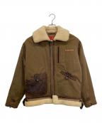 AVIREXアヴィレックス）の古着「フライトジャケット」｜ブラウン