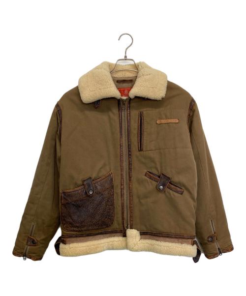 AVIREX（アヴィレックス）AVIREX (アヴィレックス) フライトジャケット ブラウン サイズ:Sの古着・服飾アイテム