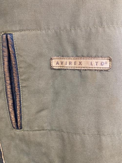 AVIREX（アヴィレックス）AVIREX (アヴィレックス) フライトジャケット ブラウン サイズ:Sの古着・服飾アイテム