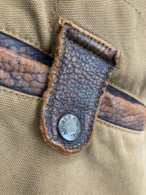 AVIREX（アヴィレックス）AVIREX (アヴィレックス) フライトジャケット ブラウン サイズ:Sの古着・服飾アイテム