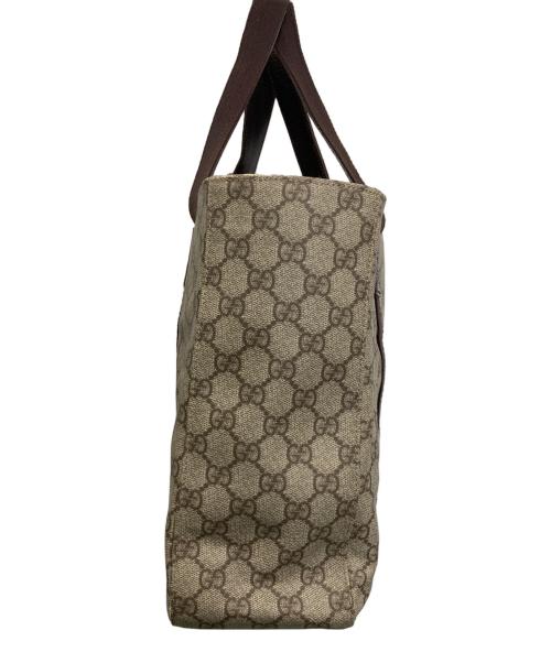 GUCCI（グッチ）GUCCI (グッチ) トートバッグ ブラウン×ベージュの古着・服飾アイテム