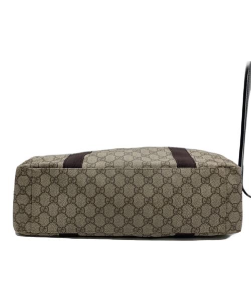 GUCCI（グッチ）GUCCI (グッチ) トートバッグ ブラウン×ベージュの古着・服飾アイテム