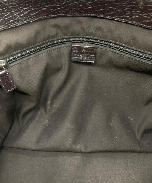 GUCCI（グッチ）GUCCI (グッチ) トートバッグ ブラウン×ベージュの古着・服飾アイテム