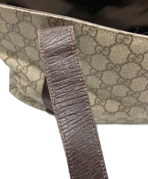 GUCCI（グッチ）GUCCI (グッチ) トートバッグ ブラウン×ベージュの古着・服飾アイテム