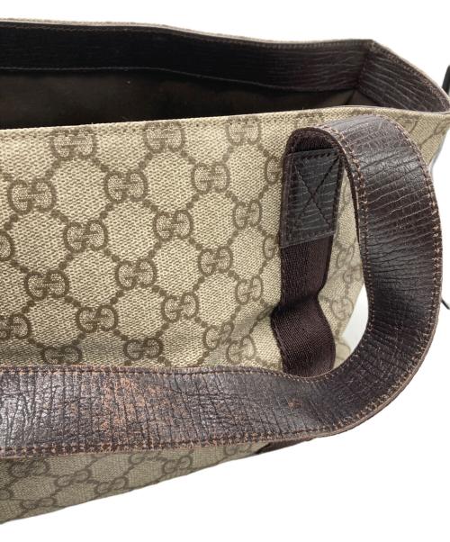 GUCCI（グッチ）GUCCI (グッチ) トートバッグ ブラウン×ベージュの古着・服飾アイテム