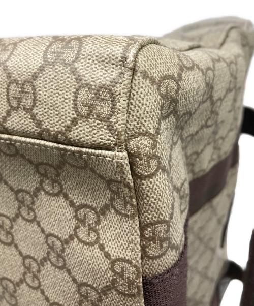 GUCCI（グッチ）GUCCI (グッチ) トートバッグ ブラウン×ベージュの古着・服飾アイテム