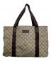 GUCCI（グッチ）の古着「トートバッグ」｜ブラウン×ベージュ