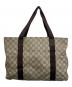 GUCCI (グッチ) トートバッグ ブラウン×ベージュ：25000円