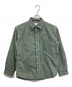 THE NORTH FACEザ ノース フェイス）の古着「長袖シャツ」｜グリーン×ホワイト