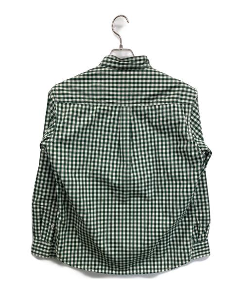 THE NORTH FACE（ザ ノース フェイス）THE NORTH FACE (ザ ノース フェイス) 長袖シャツ グリーン×ホワイト サイズ:Sの古着・服飾アイテム