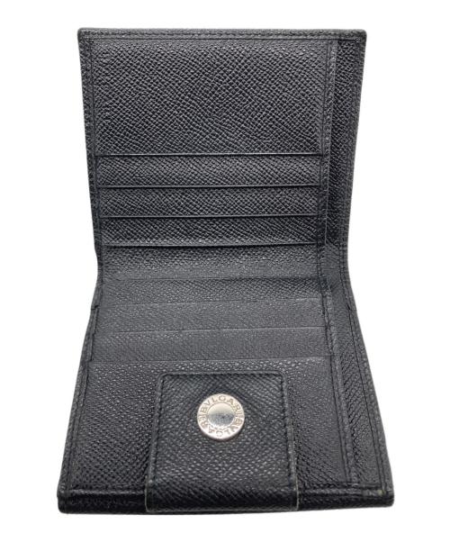 BVLGARI（ブルガリ）BVLGARI (ブルガリ) 2つ折り財布 ブラックの古着・服飾アイテム