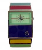 NIXONニクソン）の古着「腕時計」｜グリーン