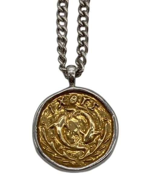 4℃ HOMME+（ヨンドシー オム）4℃ HOMME+ (ヨンドシー オム) ネックレス ゴールド×シルバーの古着・服飾アイテム