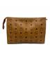 MCM (エムシーエム) セカンドバッグ ブラウン：8000円