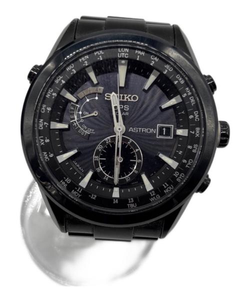 SEIKO（セイコー）SEIKO (セイコー) 腕時計 ブラックの古着・服飾アイテム