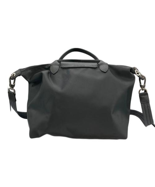 LONGCHAMP（ロンシャン）LONGCHAMP (ロンシャン) ル プリアージュ ネオ トートバッグ チャコールグレーの古着・服飾アイテム