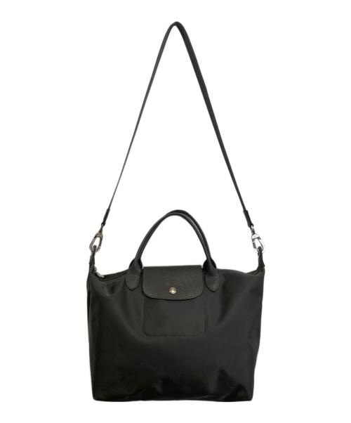 LONGCHAMP（ロンシャン）LONGCHAMP (ロンシャン) ル プリアージュ ネオ トートバッグ チャコールグレーの古着・服飾アイテム