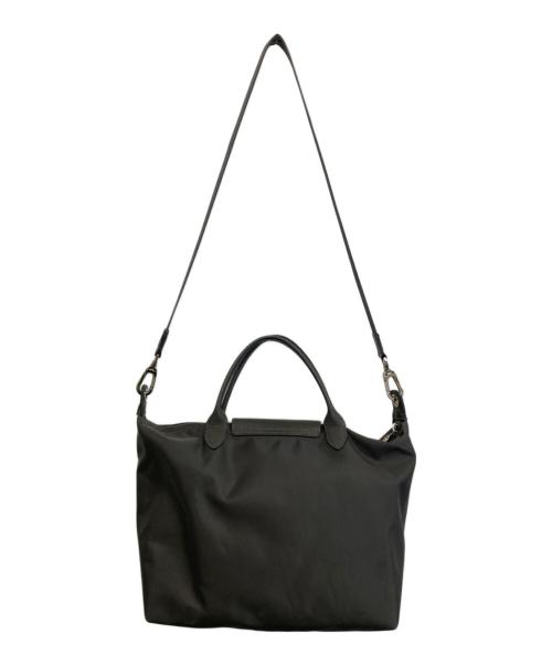 LONGCHAMP（ロンシャン）LONGCHAMP (ロンシャン) ル プリアージュ ネオ トートバッグ チャコールグレーの古着・服飾アイテム