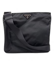 PRADA（プラダ）の古着「ナイロンショルダーバッグ」｜ブラック
